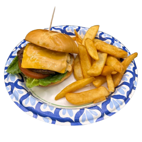 Cheese Burger Combo at Burger Barn San Jose